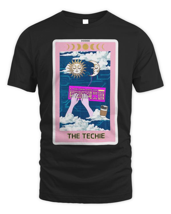 the techie tarot card clothing programmer coder gift ideas