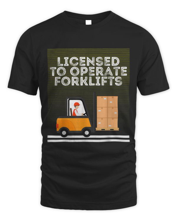 Mens Licensed To Operate Forklifts Driver