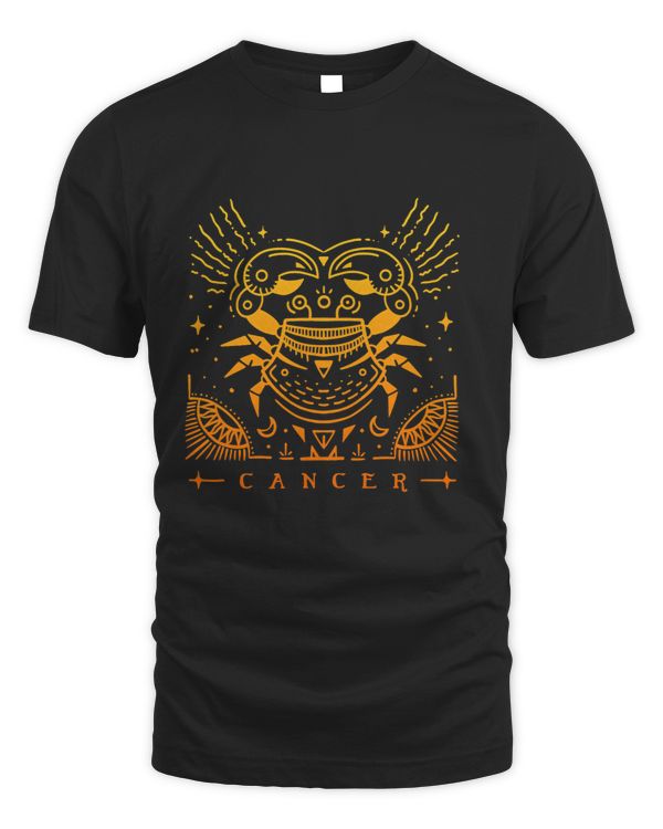 Cancer Astrology Zodiac Sign Drawn Tarot Horoscope Art