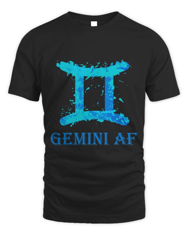 Gemini AF Zodiac Sign Air Element Splatter