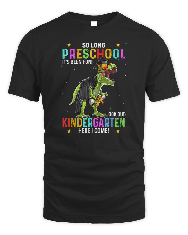 So Long Preschool Graduation Class 2023 PreK Dinosaur Kids