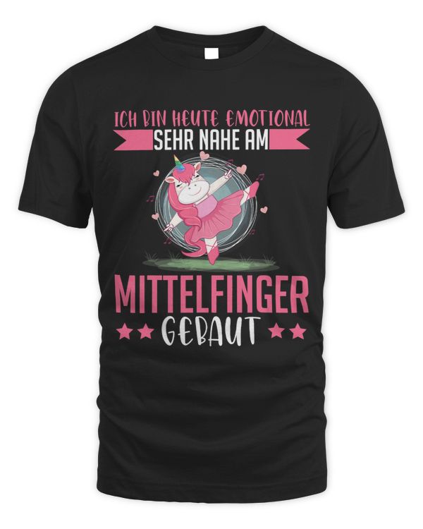 Ich bin heute emotional very close to the middle finger