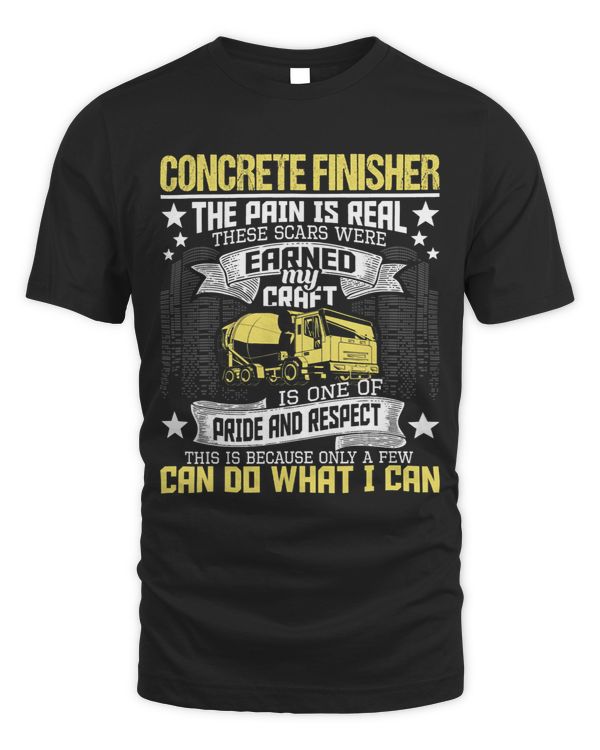 Concrete Finisher The Pain Is Real Construction Worker 2