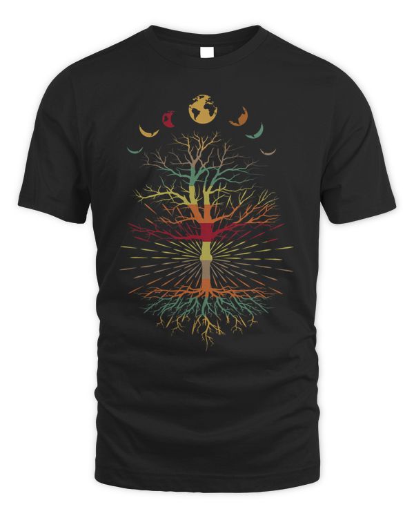 Tree Show the Moon Phases with The 60s 70s Vibes Moon Phases