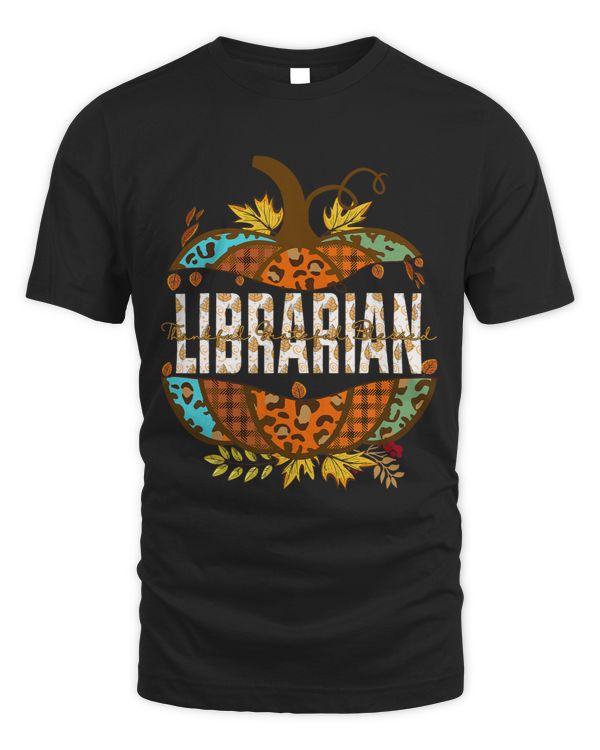Librarian Thankful Grateful Blessed Fall Pumpkin autumn