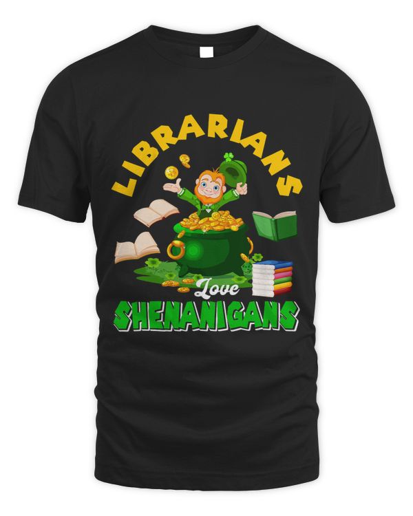 Librarians Love Shenanigans Funny St. Patricks Day Boy