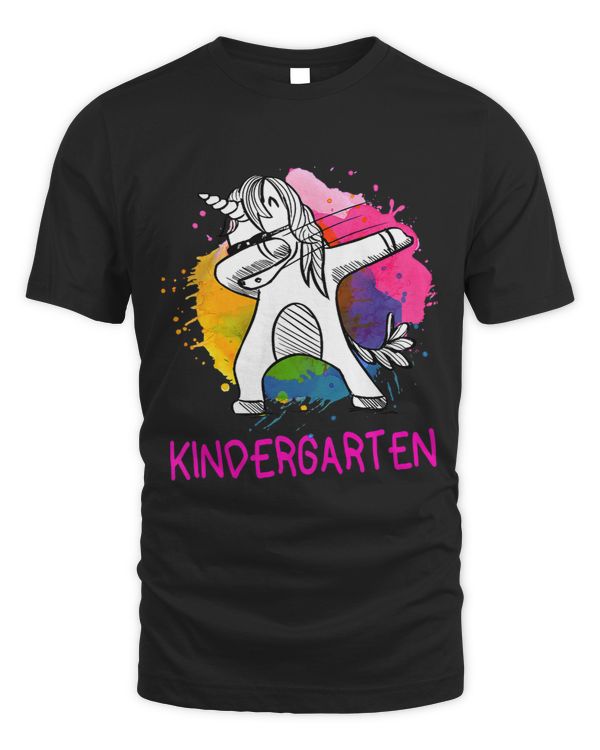 Kids Finally Kindergarten with a cute dabbing Unicorn_1
