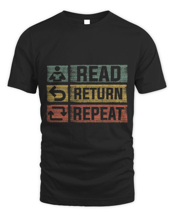 Read Return Repeat Funny Library Librarian