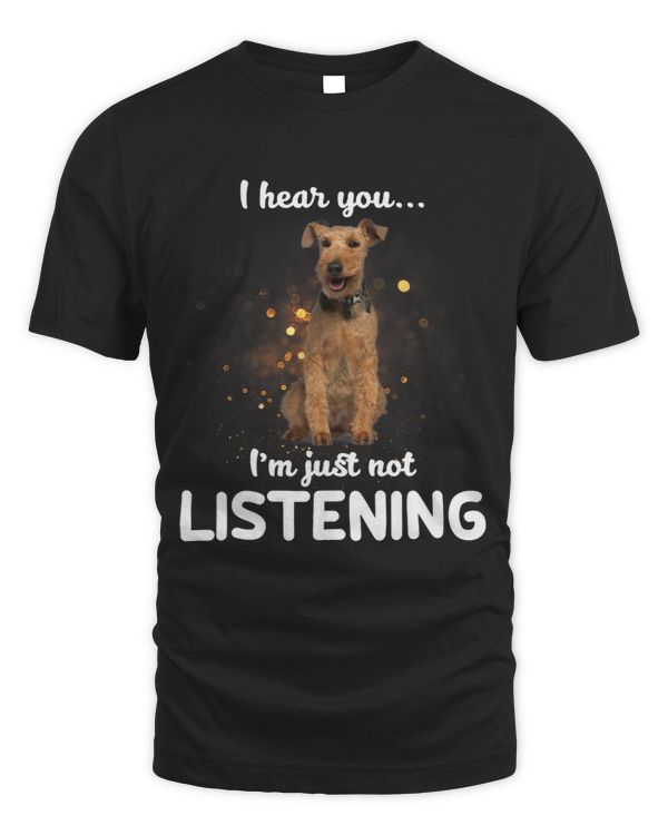 Welsh Terrier Dog I Hear You Not Listening