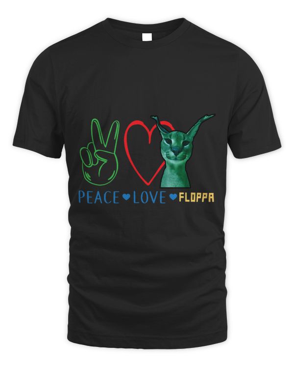big floppa Peace Love