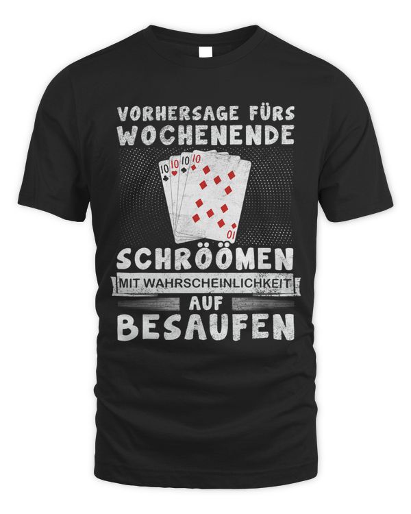 Funny Schröömen dolls card game Rheinland saying