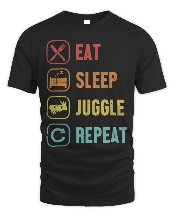 Eat Sleep Juggle Repeat Professional Ball Contact Juggling