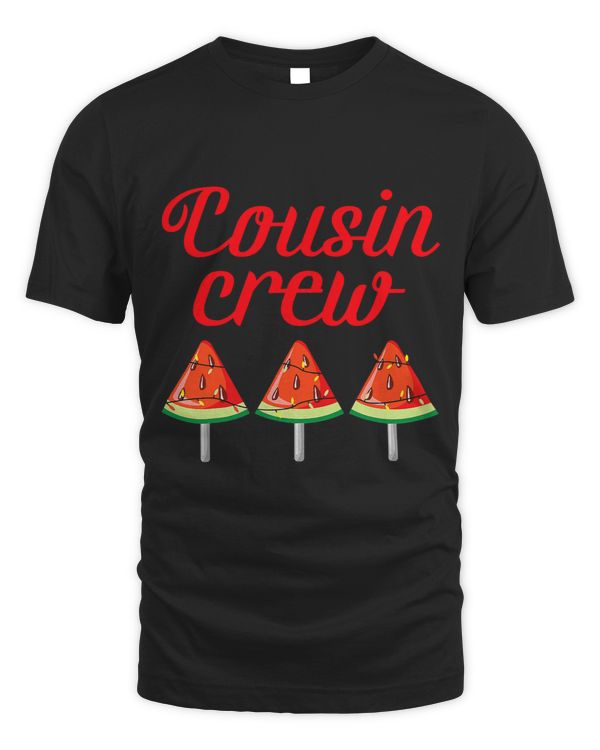 Cousin Crew Ice Cream Pops Watermelon Christmas In July Crew
