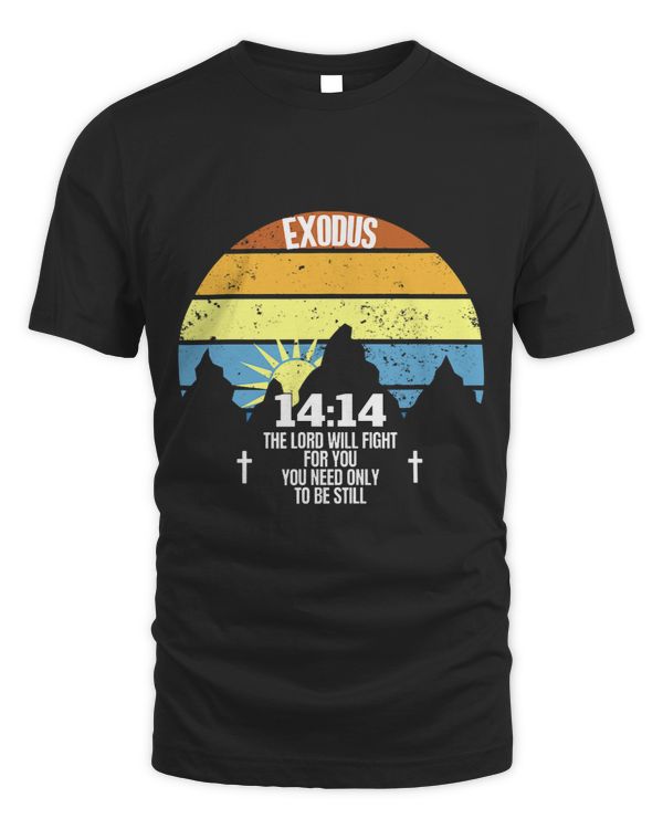 Exodus 1414 Bible Verse Catholic Quote Vintage