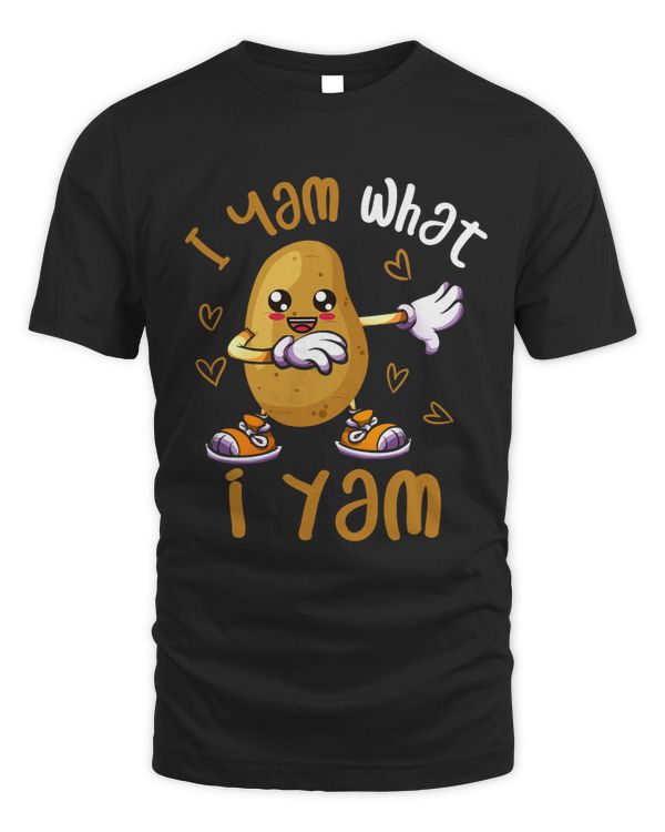 Cute Potato Yes I Yam Cute Thanksgiving Potato Couple Tee