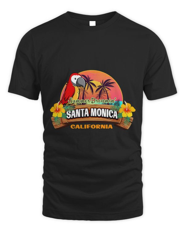 Santa Monica California Summer Dreamin Graphic Souvenirs