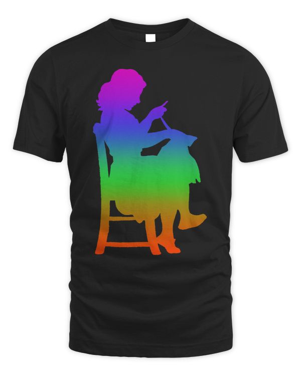 Knotting Shadows in Rainbow Color
