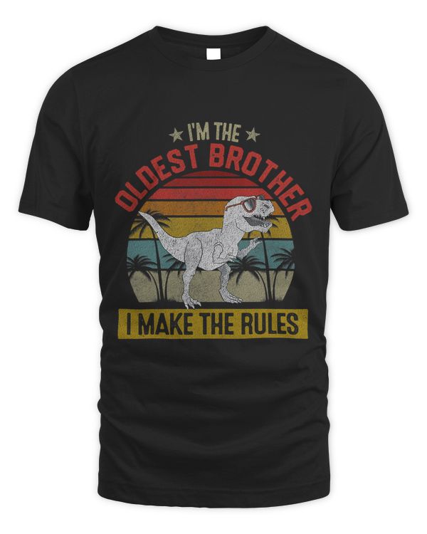 Oldest Bro T rex Mid Brother Boys Matching Siblings Family