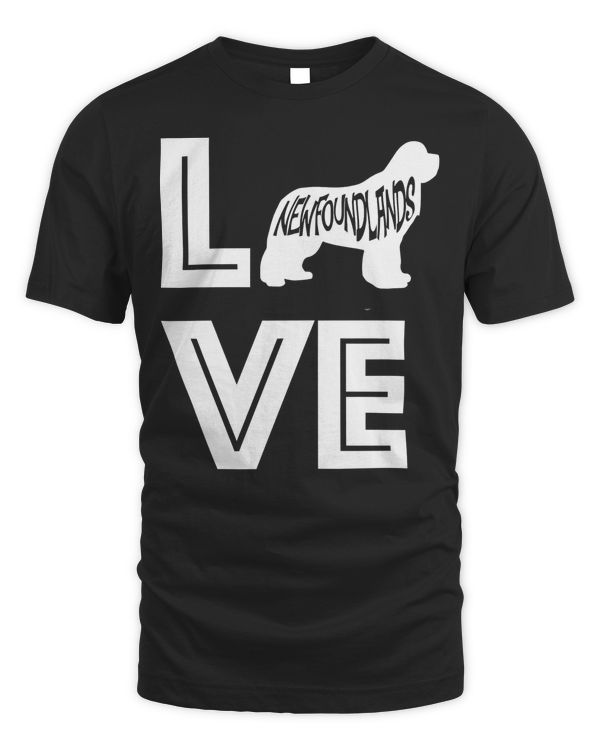 Cute Funny Newfoundland Dog Pet Lover Gift T-shirt G002441