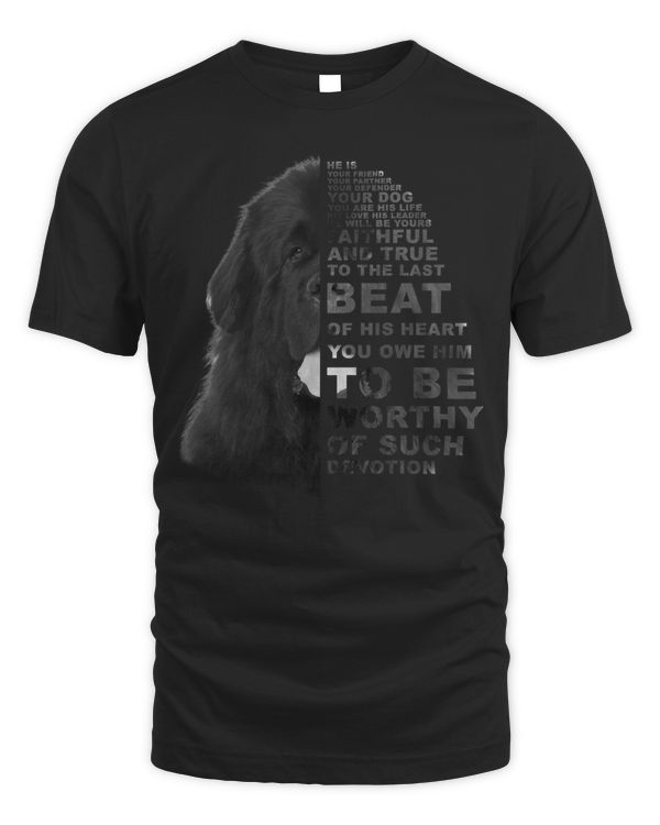 He Is Your Friend Your Partner Your Dog Newfoundland Dogs Pullover Hoodie