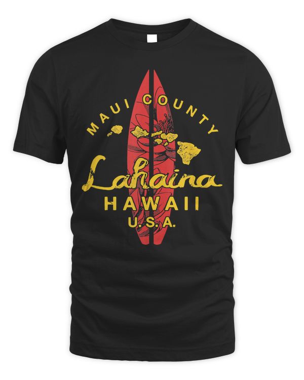 Hawaii Lahaina Maui Vintage Hawaiian Islands Surf Tank Top