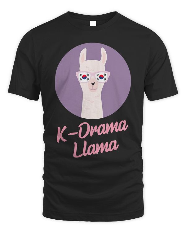 Funny K-Drama Llama South Korean Flag Kdrama T-Shirt