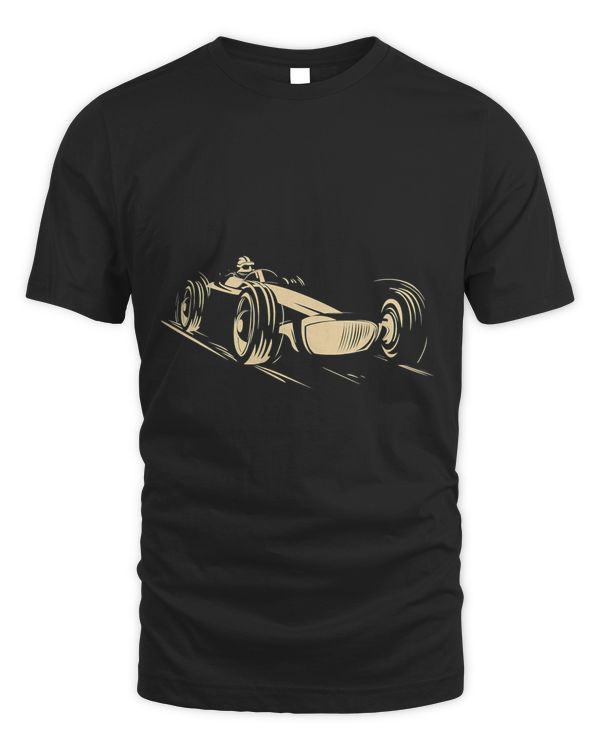 Race Car T-Shirt Racing Sports Auto Racer Vintage Cool Tee