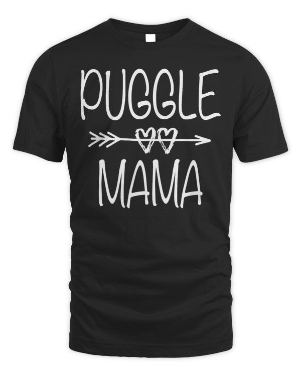 Cute Puggle Mom Gift Puggle Mama Long Sleeve T-Shirt