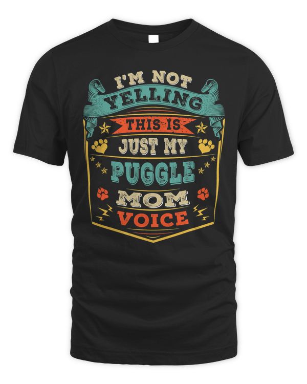 Funny This Is Just My Puggle Dog Mama Mom Mommy Mother's Day T-Shirt