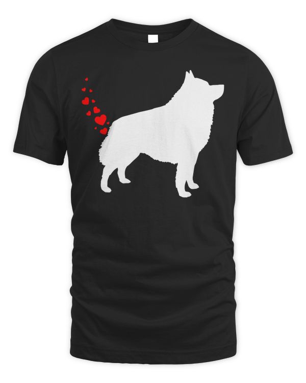 Funny Schipperke Owner Valentines Day Heart Dog Farts Gift T-Shirt