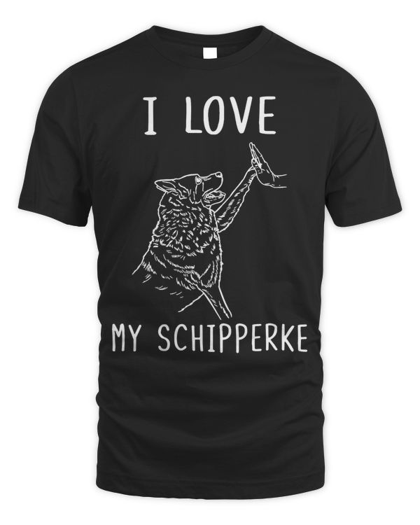 I Love My Schipperke Mom Schipperke Dad Schipperke Dog Lover Sweatshirt