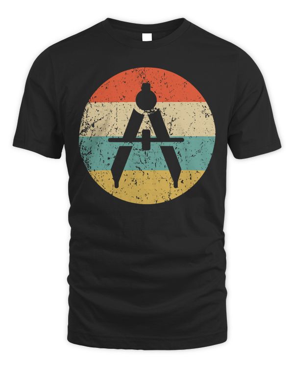Architect Engineer Shirt - Vintage Retro Compass Shirt