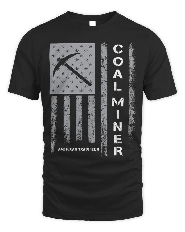 Coal Miner Inspired Usa Coal Mining Related Coal Mine Design Pullover Hoodie
