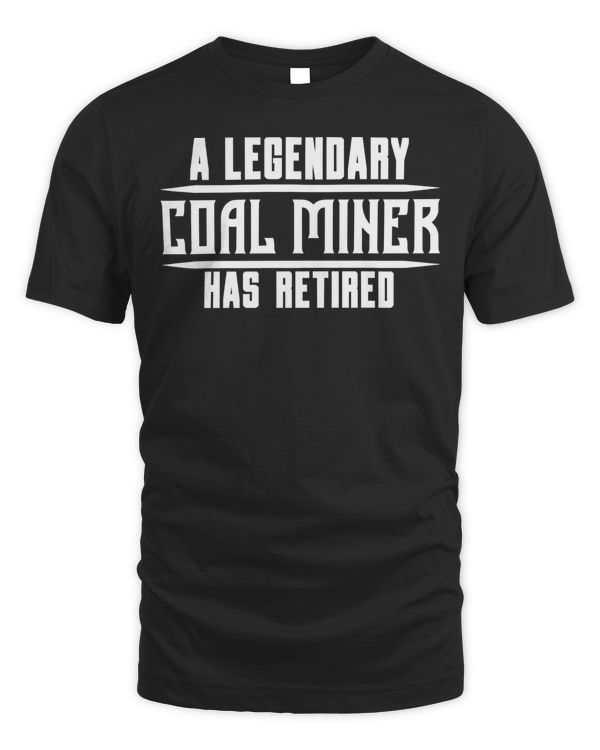 Coal Miner Retired Funny Mining Mine Worker Gifts Sweatshirt