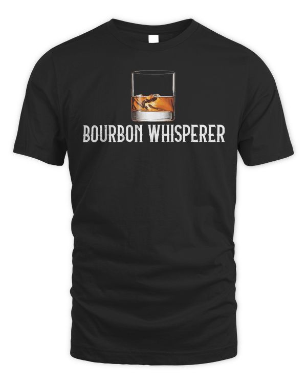 Bourbon Whisperer - Funny Whiskey Design With Sayings T-Shirt