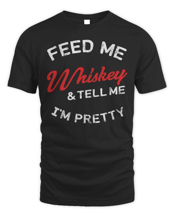 Feed Me Whiskey Retro Tennesse Rye Malt Gift Shirt