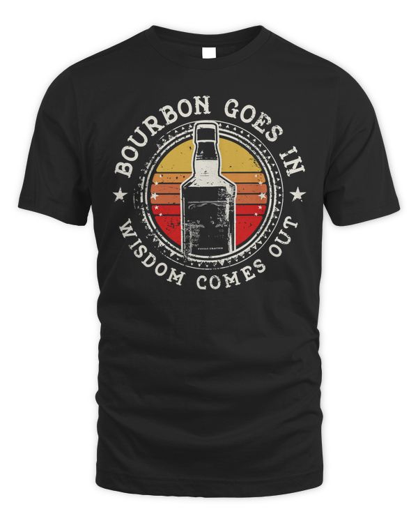 Funny Whiskey Bourbon Drinking Gift design for Whisky Fans T-Shirt