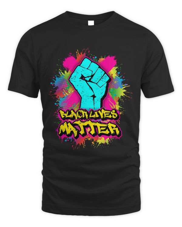 Black Lives Matter Graffiti Grunge Protest and Fight Design Pullover Hoodie