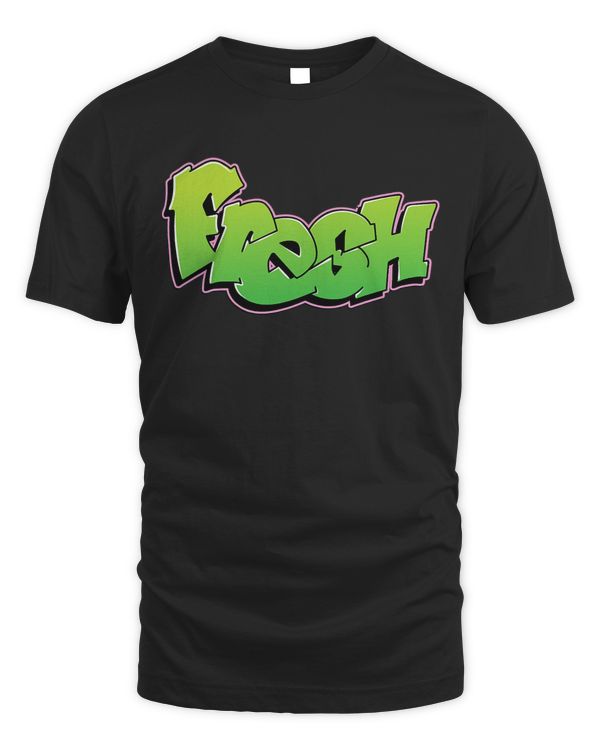 Fresh Graffiti Style Graphic T-Shirt