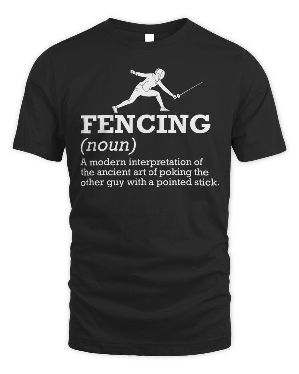 Fencing Definition Fencer Fencing T-Shirt
