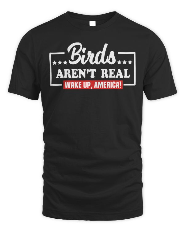 Birds Are Not Real Drone Feathered Drones Funny Conspiracy T-Shirt