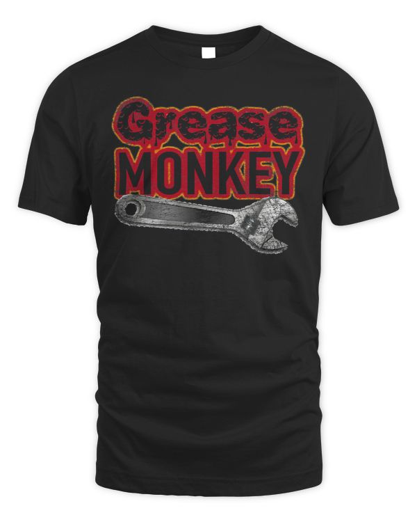 Car Racing Mechanic Grease Monkey Novelty Gift T- Shirt