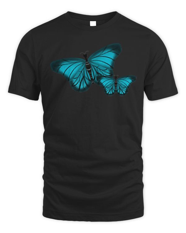 Blue Morpho Butterfly Premium T-Shirt