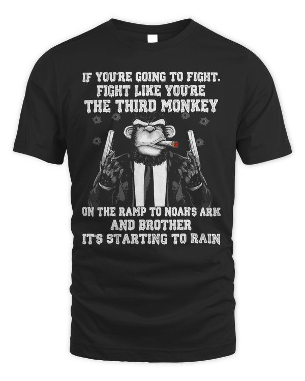 fight like  third monkey  monkey