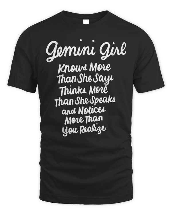 Gemini Girl Birthday May June Queen Astrology Zodiac Women T-Shirt