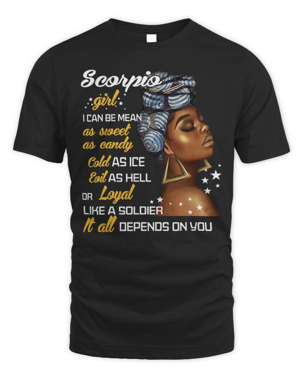 Birthday Gift Scorpio Girl October or November Women T-Shirt