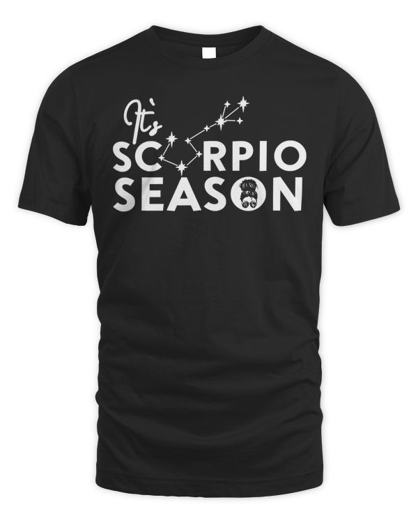 October November It's Scorpio Season Zodiac Sign Astrology T-Shirt