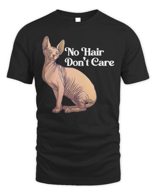 Funny Sphynx Cat Art For Men Women Hairless Cat Lover Pet T-Shirt