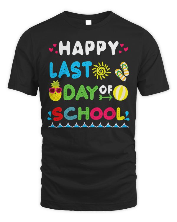 Happy Last Day of School Teacher Student Graduation
