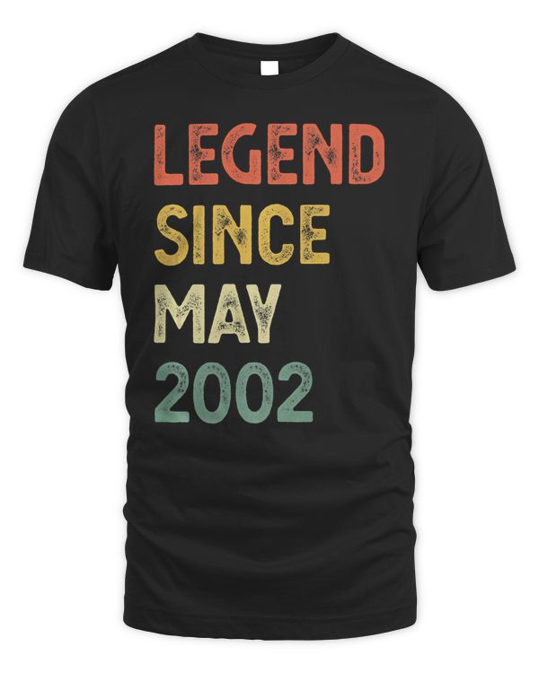 19 Years Old Legend Since May 2002 19th Birthday Men Women